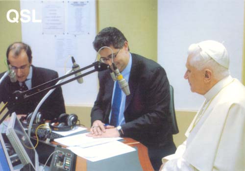 Vatican Radio QSL
                Pope Benedict 16